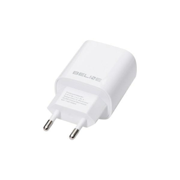 Beline Vægoplader med USB-C til Lightning Kabel - Hvid Vit