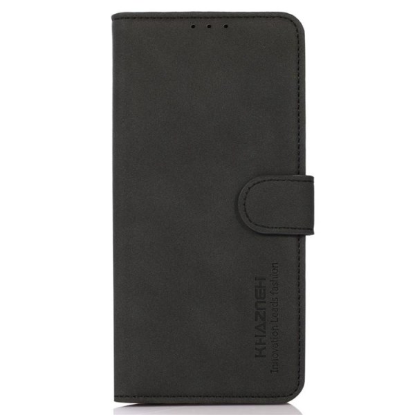 KHAZNEH Sony Xperia 1 V -lompakkokotelo kuvioitu läppä - musta