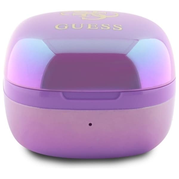 Guess TWS øretelefon Bluetooth iriserende 4G trykt logo - lilla Lila
