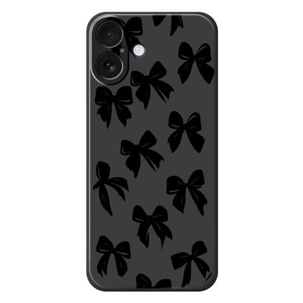 Mobilskal till iPhone 17 Bow Pattern Printing Straight - Svart Svart