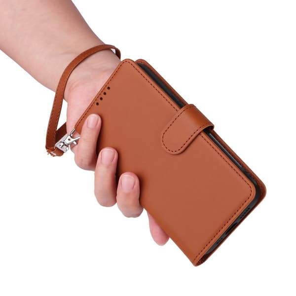 BETOPNICE iPhone 16 Pro Max Plånboksfodral - Detachable Konstläder- Brun
