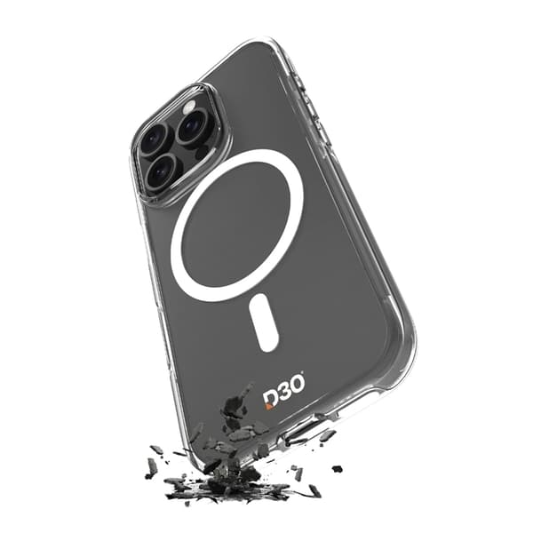 Puro Mobilskal till iPhone 16 Pro Max MagSafe D3O - Transparent