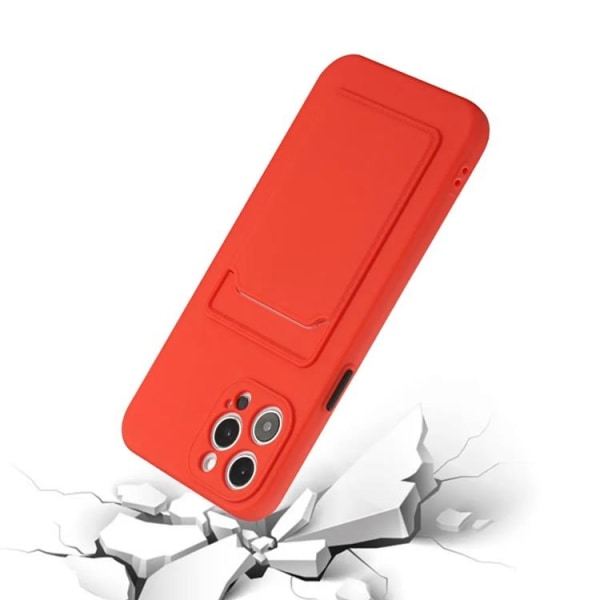 iPhone 15 Pro Max Mobile Cover -korttikotelo - punainen