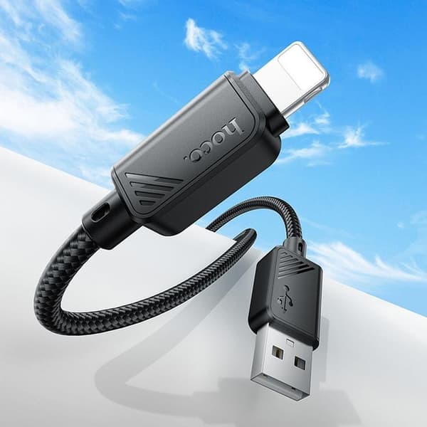 HOCO USB-A - Lightning 2.4A Kabel 1m X113 - Svart Svart