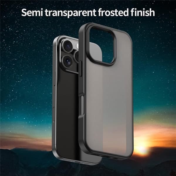 Mobilskal till iPhone 16 Pro Max Skin Touch Matte Svart
