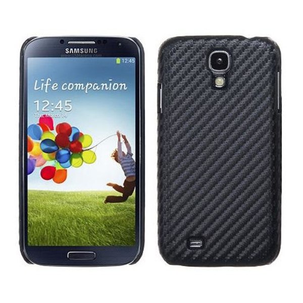 Carbon Fiber Baksideskal till Samsung Galaxy S4 i9500 - (Svart) Black