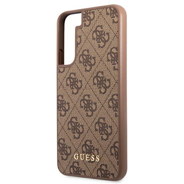 Guess Big Metall Logo Skal Galaxy S22 - Brun Brown