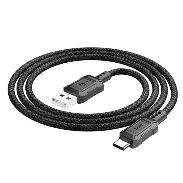 Hoco USB-A-USB-C-kaapeli 1 m johto - musta