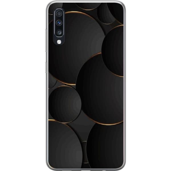 Mobilskal till Samsung Galaxy A70 med Lyxig Cirklar