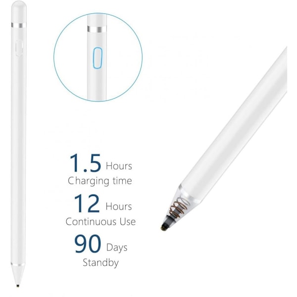 Tech-Protect Active Stylus Penna - Vit Vit