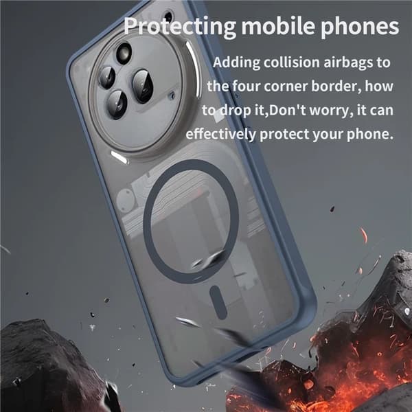 Mobilskal till Nothing Phone (3a) Pro MagSafe Anti Drop - Blå Blå