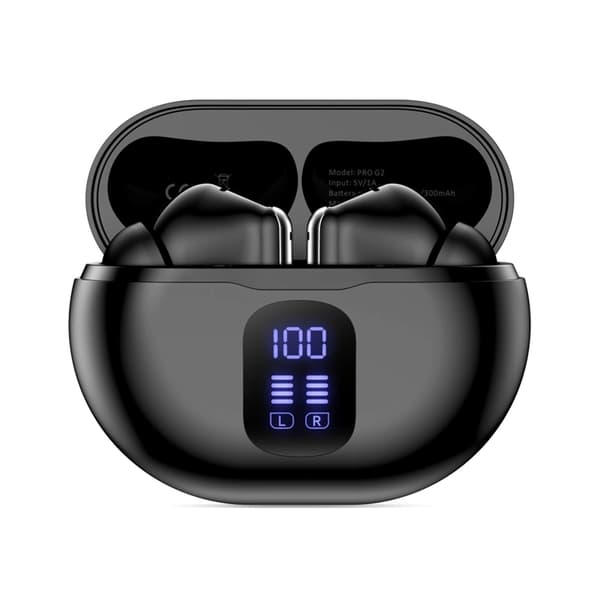 Tech-Protect Trådlös Hörlurar In-Ear Ultraboost Pro G2 - Svart Svart