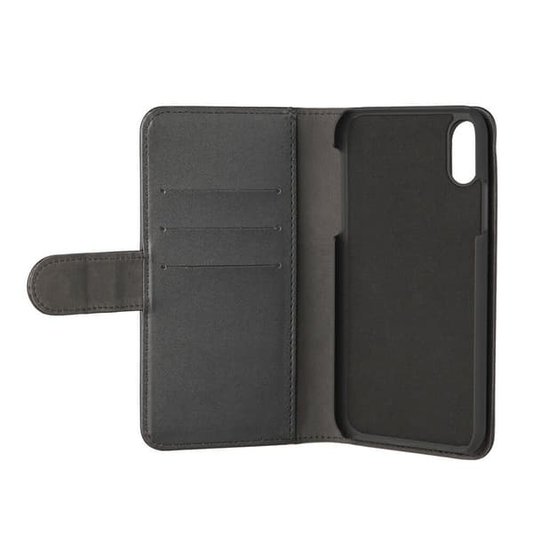 GEAR Pungetui med magnetcover til iPhone XS Max - Sort Black
