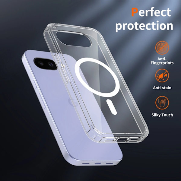 Tech-Protect Mobilskal För Google Pixel 10A MagSafe Flexair Hybrid - Clear Transparent