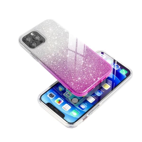 Mobilskal till Galaxy A55 5G Shining - Transparent Rosa Transparent