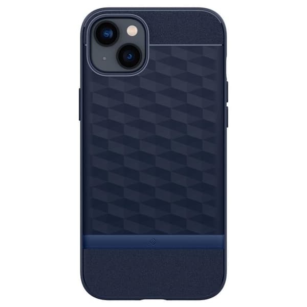 Spigen iPhone 14 Plus Magsafe -kuori Caseology Parallax - Midnight Blå