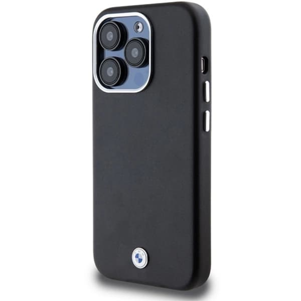 BMW iPhone 14 Pro Max Mobilskal Magsafe Signature Wrapped Metal Black
