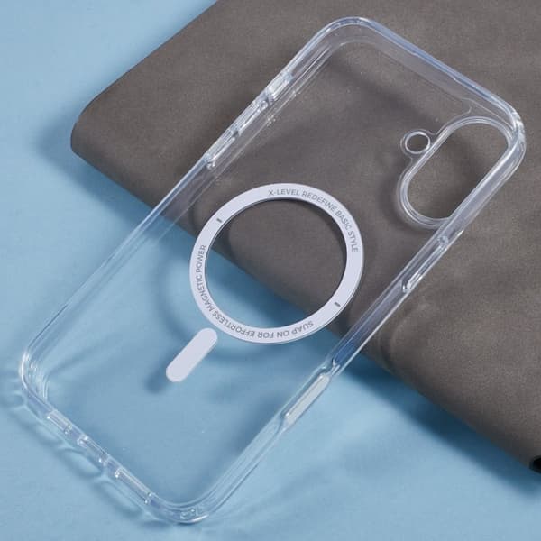 X-LEVEL Mobilskal till iPhone 16 Plus MagSafe TPU+PC Klar Med Kamerakontroll