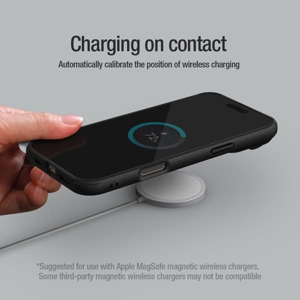 NILLKIN Camshield Prop Magnetic Mobilskal till iPhone 16 Pro Max Svart