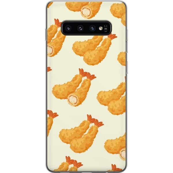 Telefontaske til Samsung Galaxy S10 med rejer