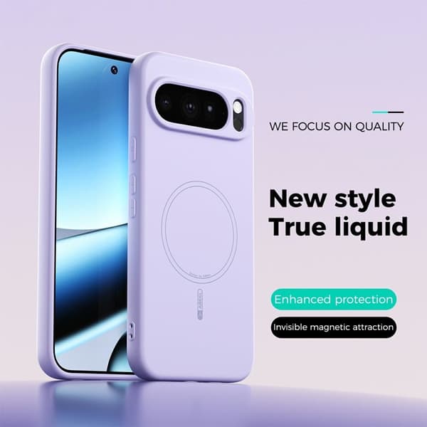 ABEEL Mobilskal till Google Pixel 10 Pro XL MagSafe Lila