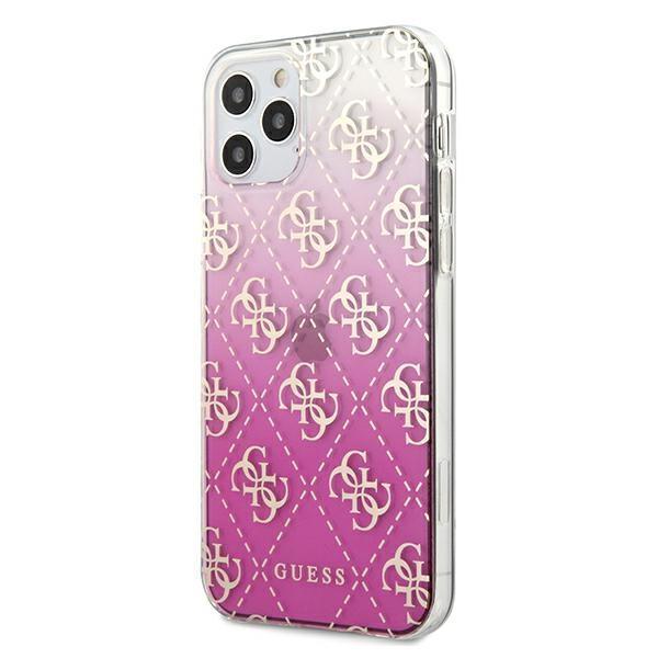 Guess iPhone 12 Pro Max Skal Gradient - Rosa Rosa