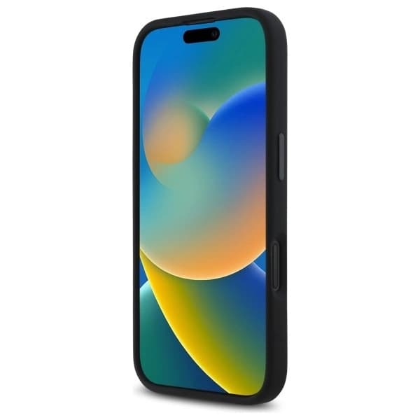 BMW Mobilskal till iPhone 16 MagSafe Silikon Hexagon Blå Line Black