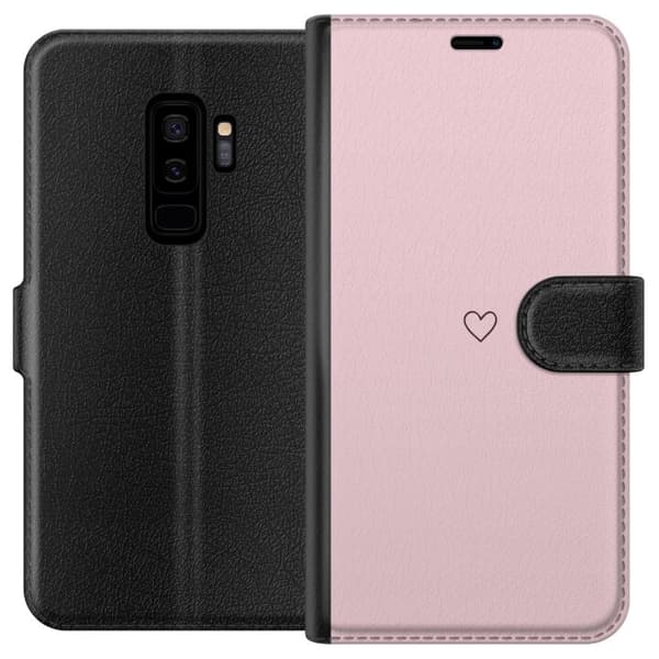 Pungcover til Samsung Galaxy S9+ med Lille Hjerte