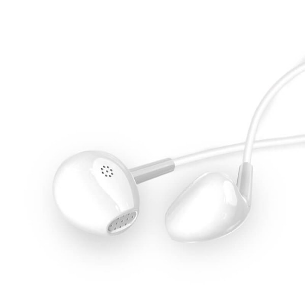 Dudao Lateral Headphones Earbuds hovedtelefoner fjernbetjening Hvid X10S Hvid White