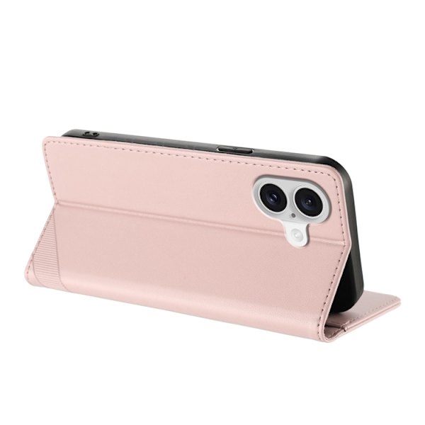 iPhone 17 Plånboksfodral Punk Style Imprinted - Rosa Rosa