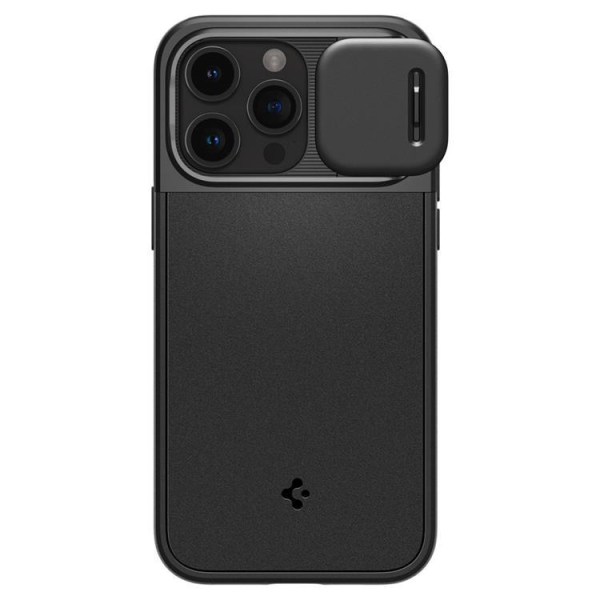 Spigen iPhone 15 Pro Max -kuori Magsafe Optik Armor - Musta