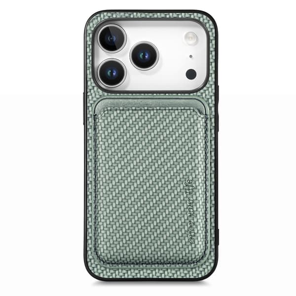 Mobilskal till iPhone 17 Pro Max Detachable Korthållare - Grön Grön