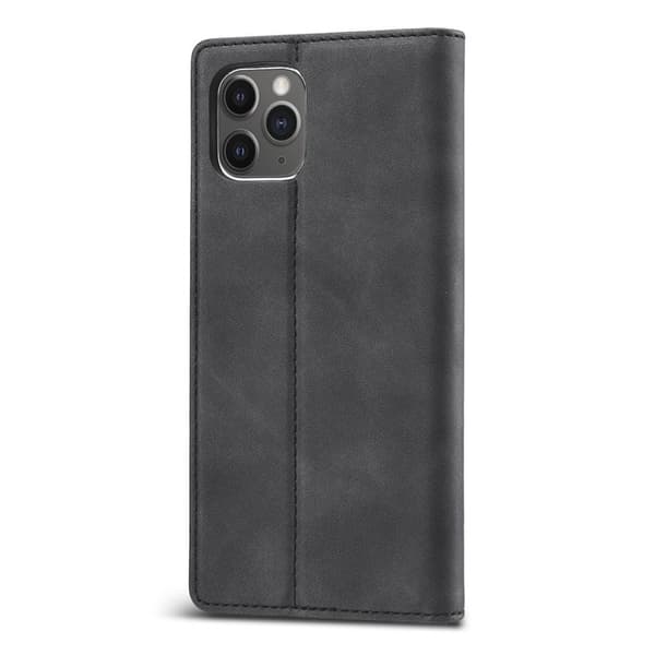 LC.IMEEKE iPhone 11 Pro Max Plånboksfodral i Konstläder - Svart