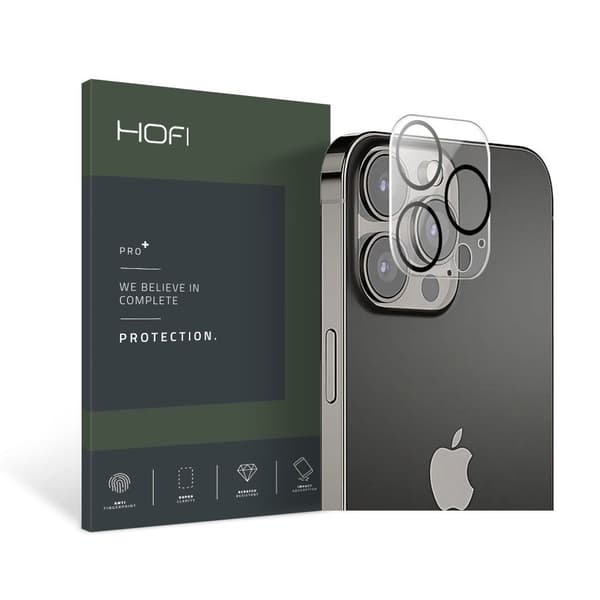 Hofi Pro+ Kamerans linsskydd i härdat glas iPhone 13 Pro/13 Pro Max Transparent