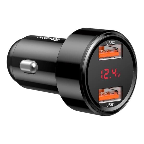 Baseus Magic Series Dual QC -laturi 2x USB - Musta Black