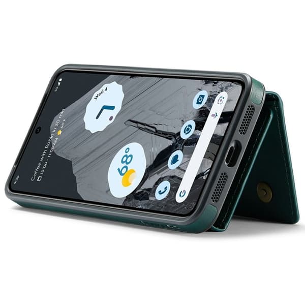 DG.MING M6 Series Konstläder Plånboksfodral för Google Pixel 8 Pro - Grön