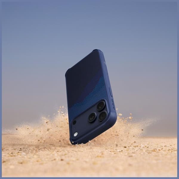 PITAKA Telefontaske til iPhone 17 Pro Max MagSafe StarPeak Aramid ProGuard Blå