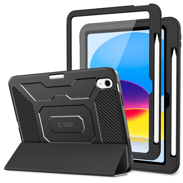 Tech-Protect iPad 10.9 2022 Taske Endurance - Sort Svart