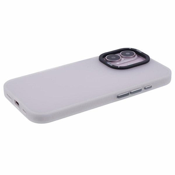 X-LEVEL Mobilskal till iPhone 16 Matt Finish PC + TPU - Vit