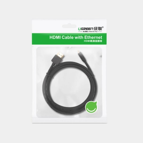 Ugreen HDMI 2.0 - Micro HDMI -kaapeli 2 m - musta