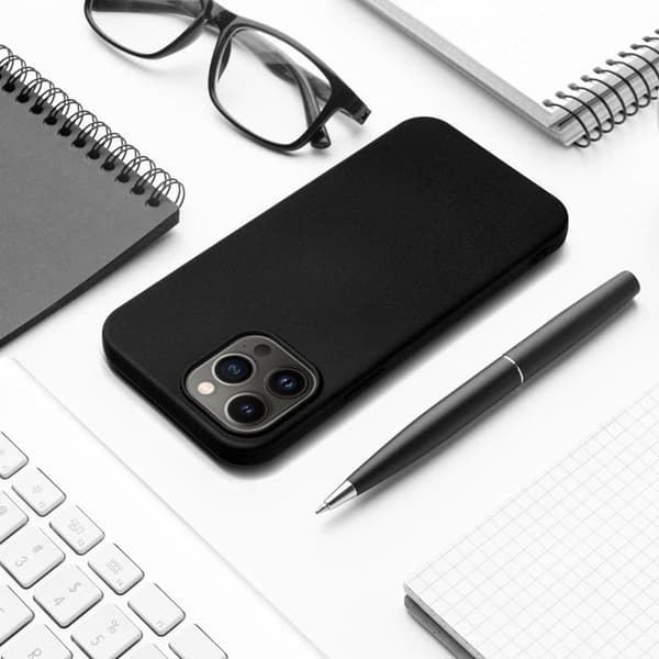 Telefontaske til iPhone 16 Plus Silikone - Sort Black