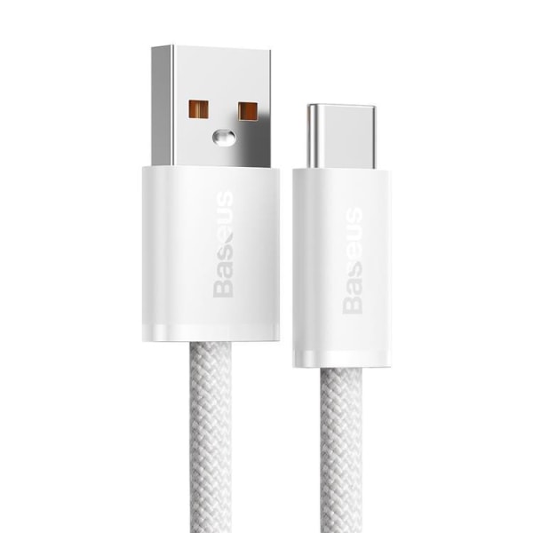 Baseus Dynamic USB Till USB Typ-C Kabel 100W 2m - Vit