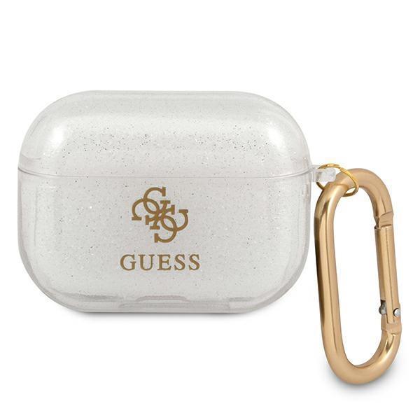 Guess Glitter Collection Should AirPods Pro - Gennemsigtig