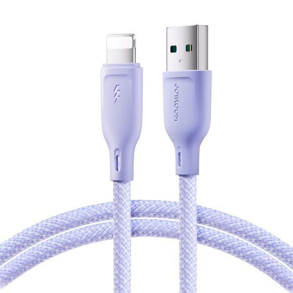 Joyroom USB-A-Lightning-kaapeli 1m 3A - violetti