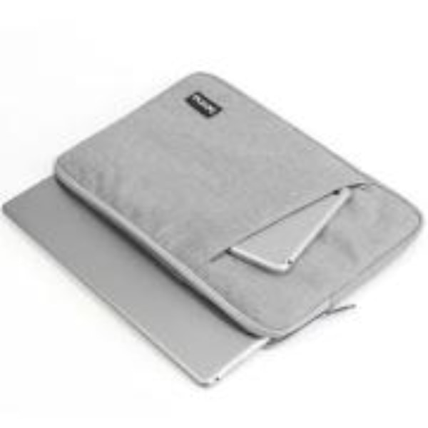 Baona Datorfodral 12" Med Ficka - Grå