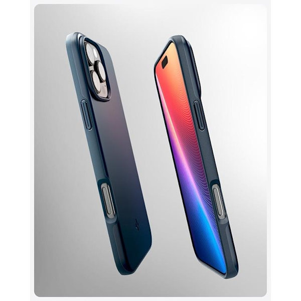 Spigen Mobilskal till iPhone 16 Pro Max MagSafe Thin Fit - Metal Slate Grå