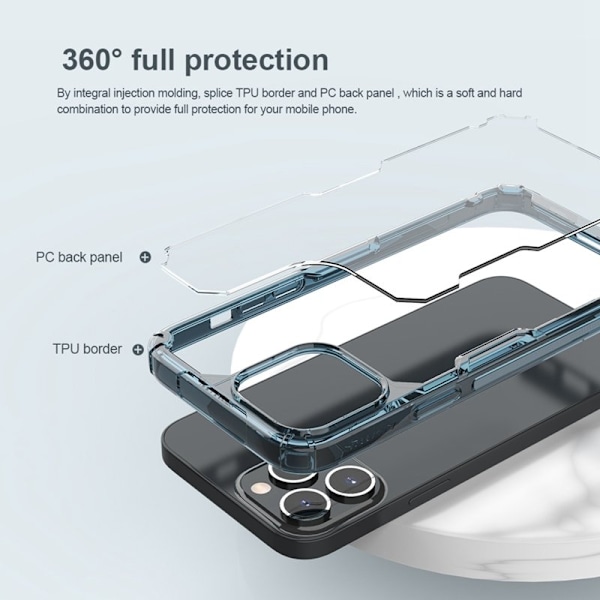 NILLKIN Nature Pro Mobilskal för iPhone 14 Pro Max - Blå