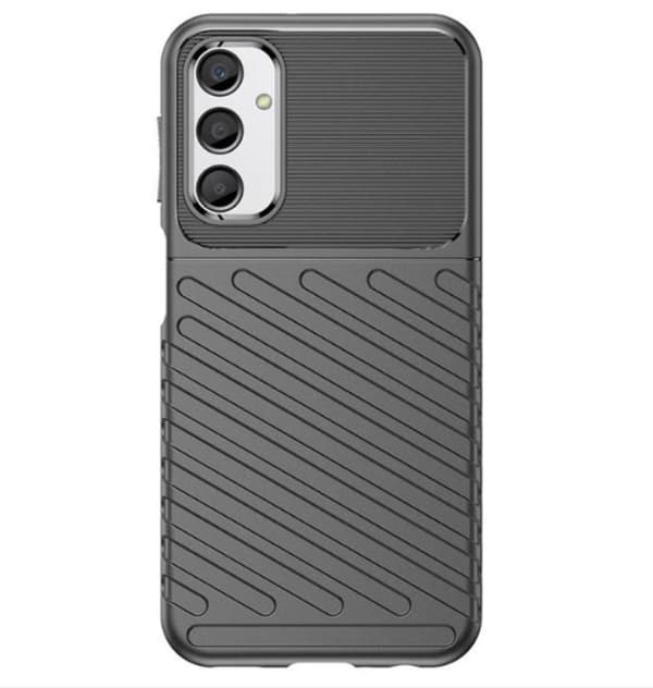 Mobilskal till Galaxy A24 4G Thunder Twill - Svart Black