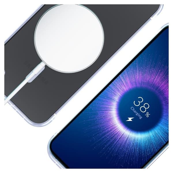 3MK Mobilskal till Galaxy S25 Plus MagSafe Just20g - Clear Transparent