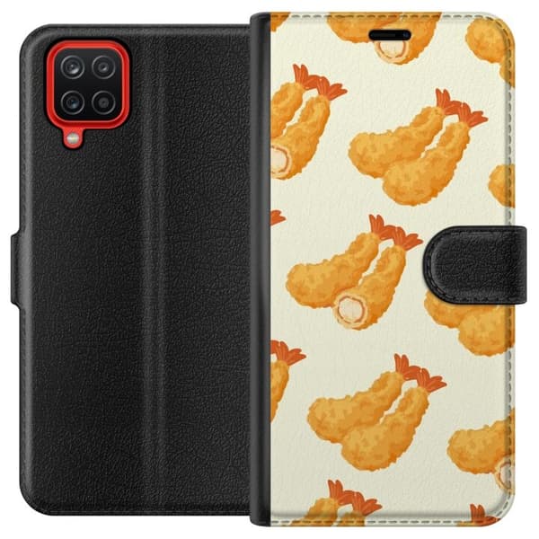 Plånboksfodral till Samsung Galaxy A12 med Räkor